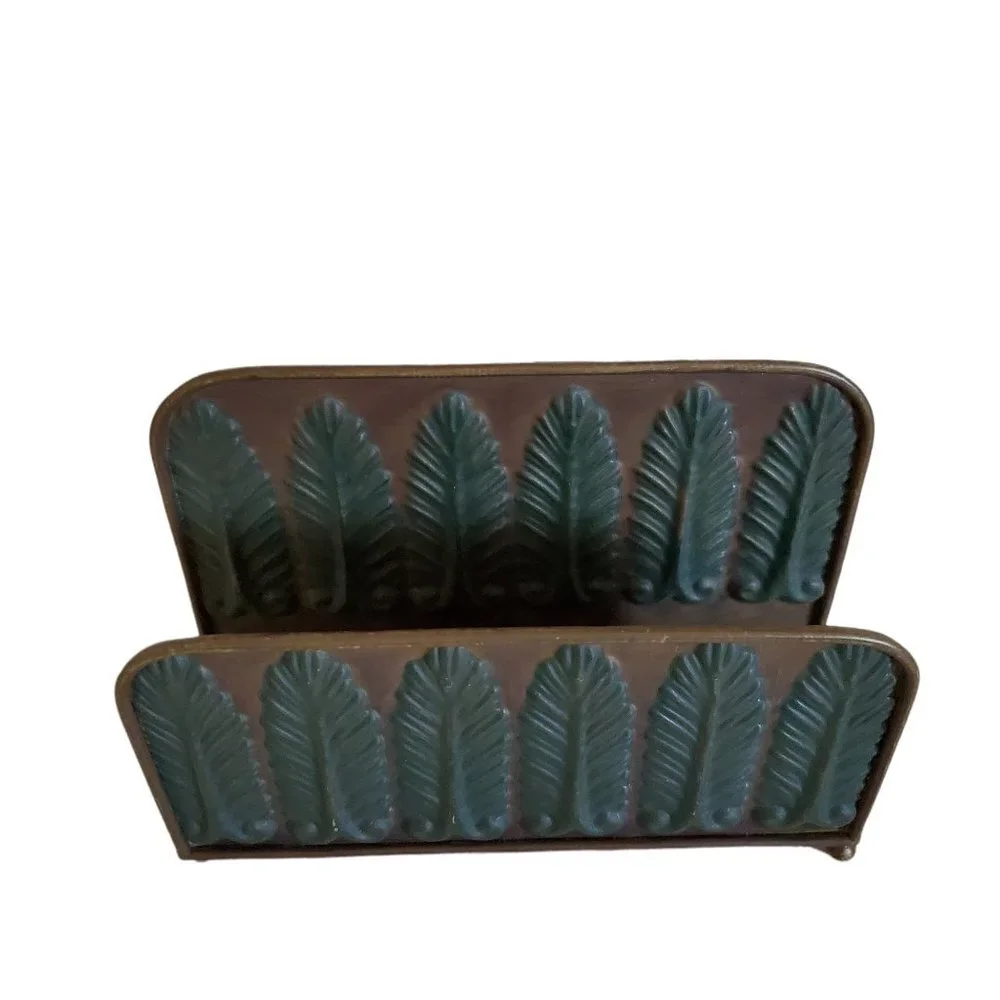 Pier 1 Metal Feather Mail Sorter Holder